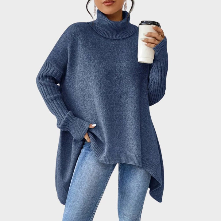 Ilona | Oversized-Rollkragenpullover für Damen