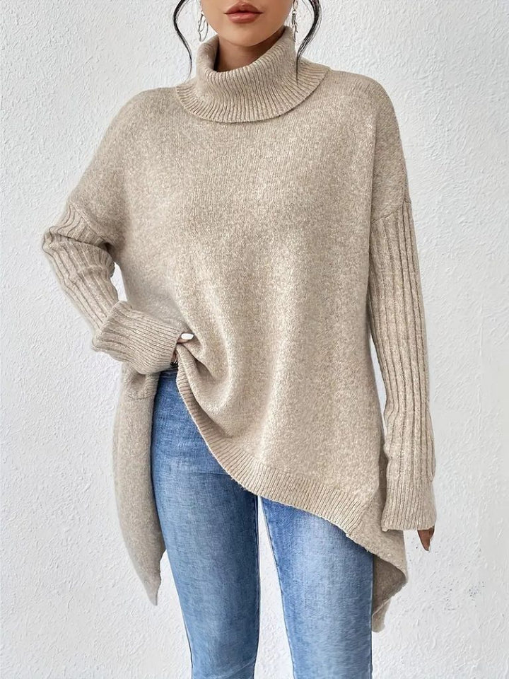 Ilona | Oversized-Rollkragenpullover für Damen