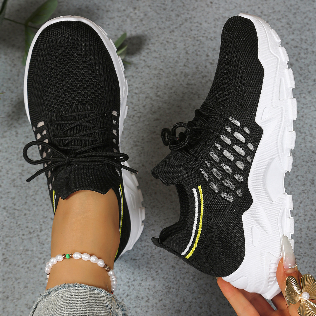 Hermance | Chunky-Sneakers aus Mesh mit Schnürung für Damen