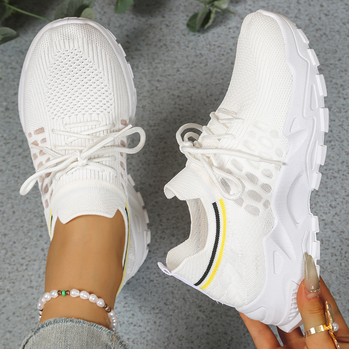 Hermance | Chunky-Sneakers aus Mesh mit Schnürung für Damen
