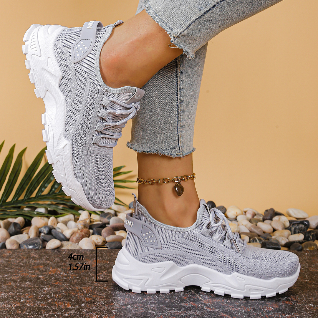Hermance | Chunky-Sneakers aus Mesh mit Schnürung für Damen