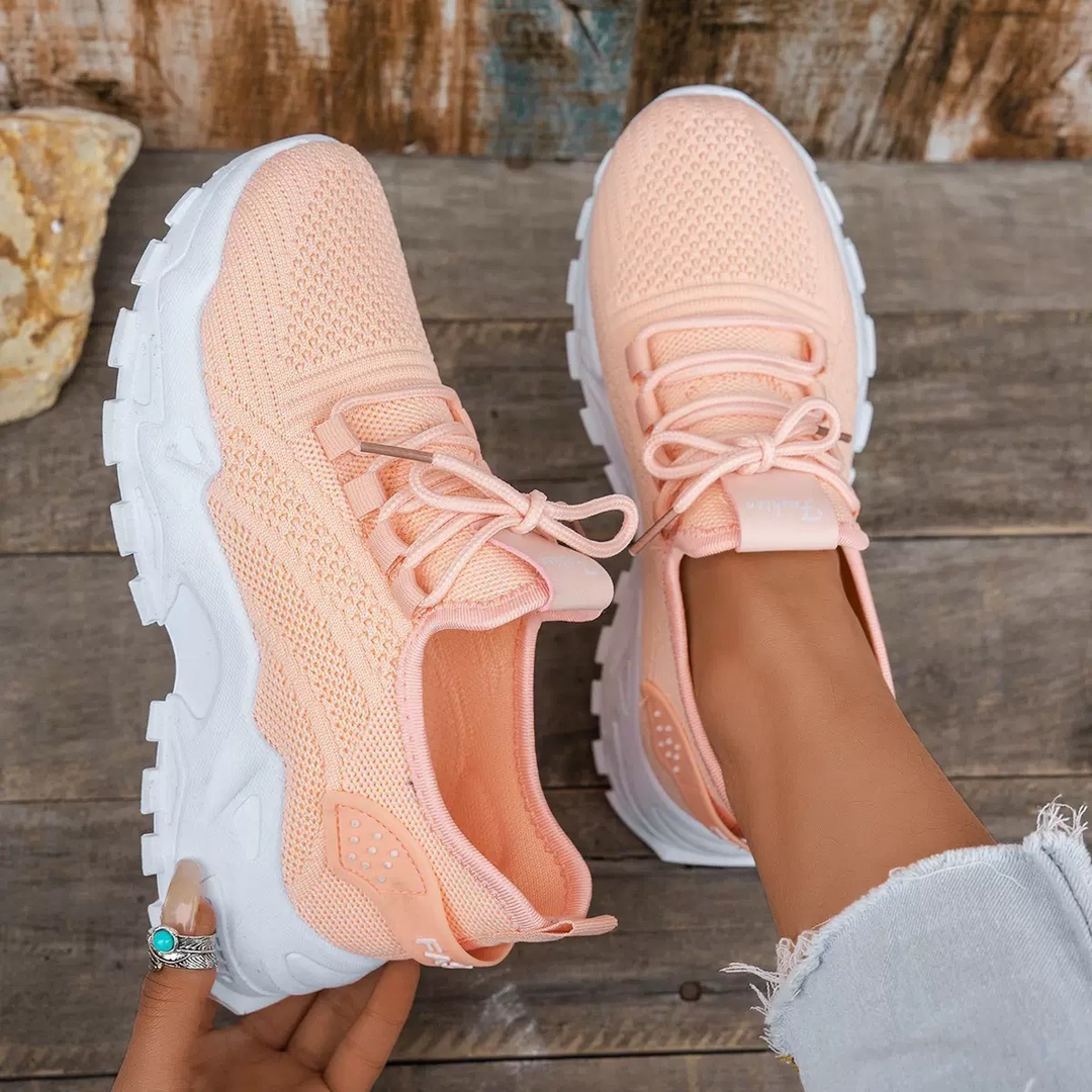 Hermance | Chunky-Sneakers aus Mesh mit Schnürung für Damen