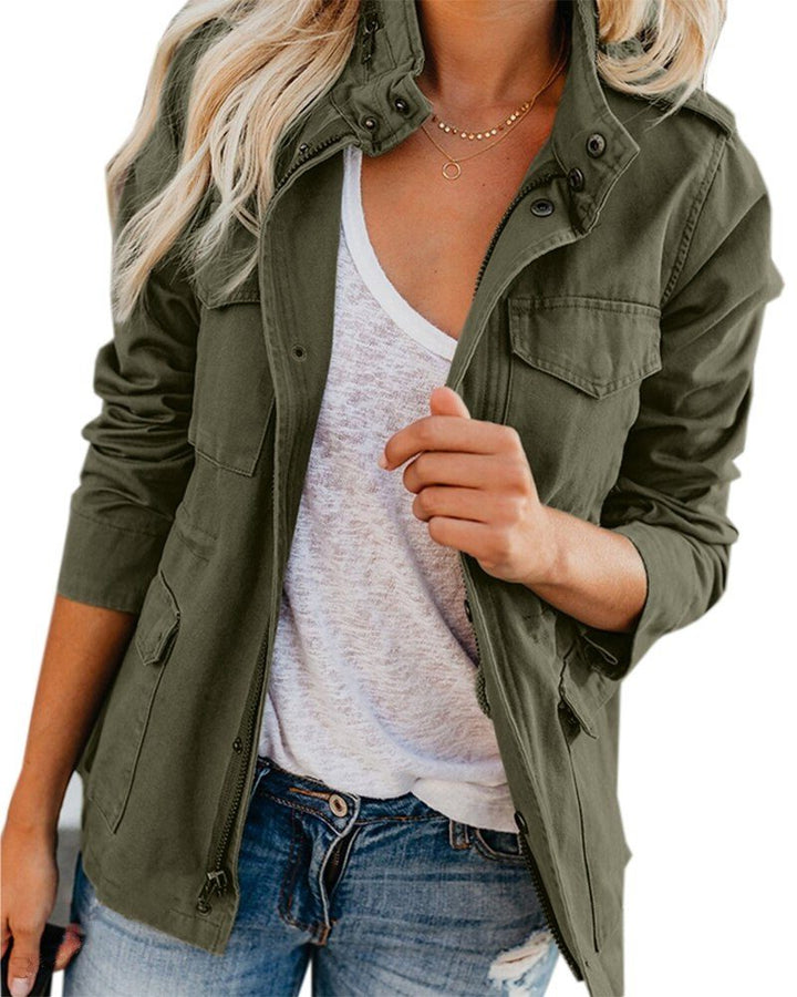 Liviana | Utility-Jacke mit Stehkragen für Damen