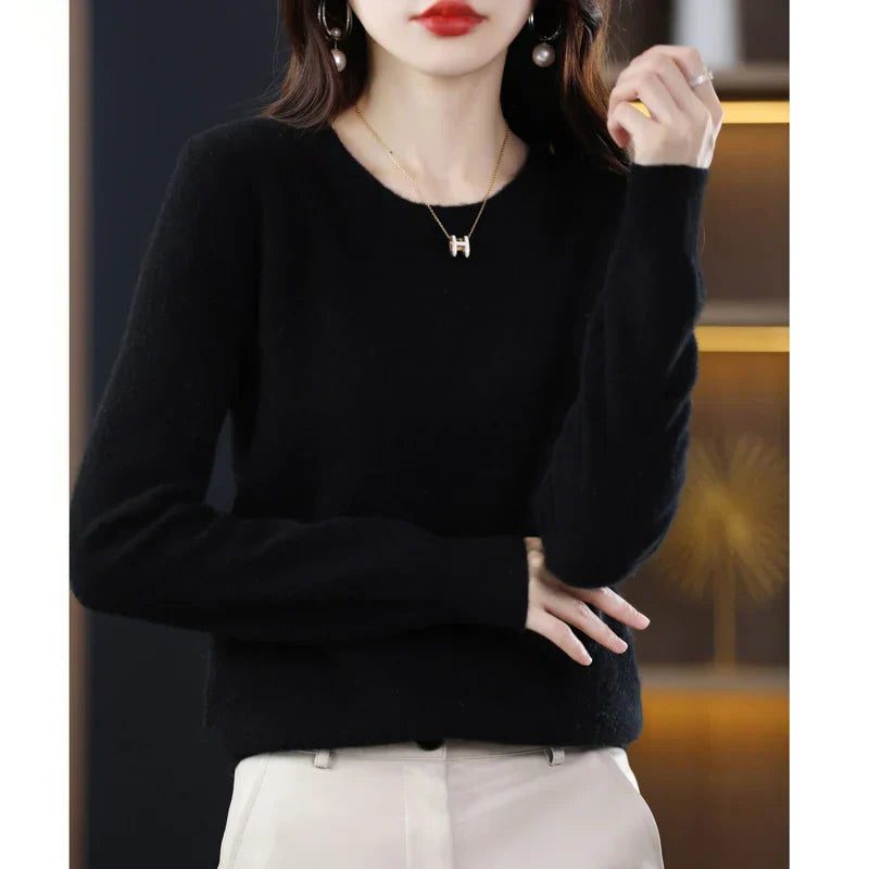 Lucetta | Kaschmirpullover mit Rundhalsausschnitt für Damen