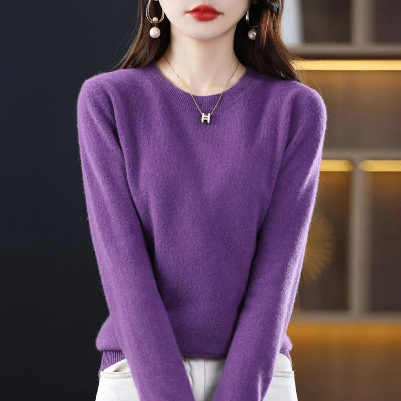 Lucetta | Kaschmirpullover mit Rundhalsausschnitt für Damen