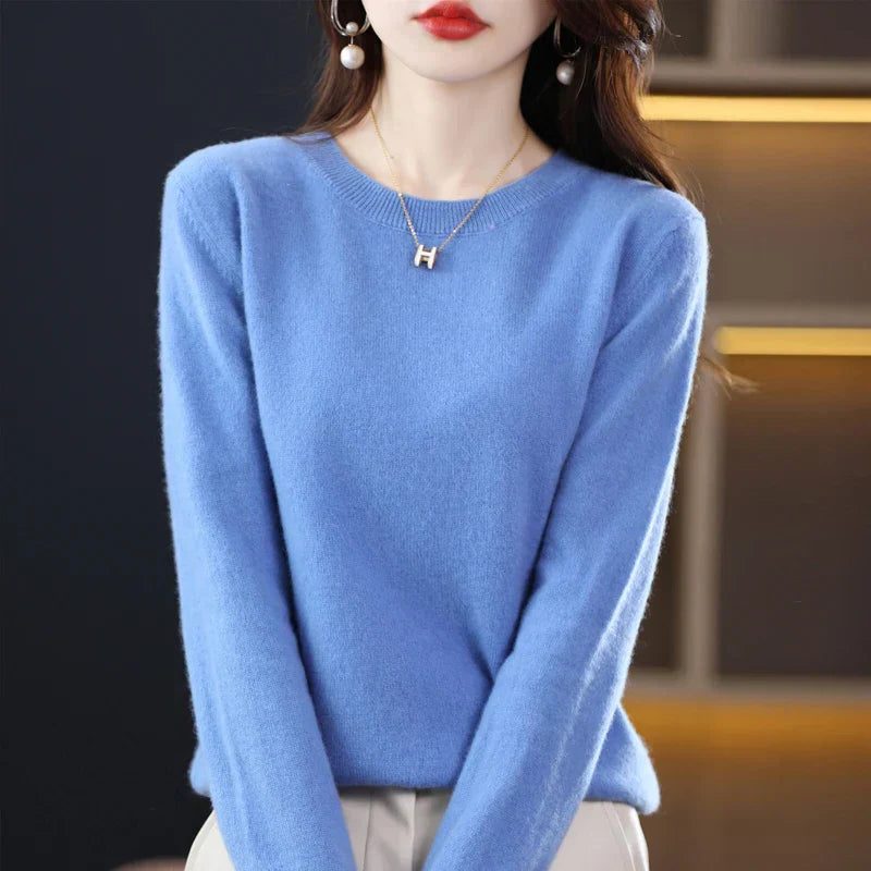 Lucetta | Kaschmirpullover mit Rundhalsausschnitt für Damen
