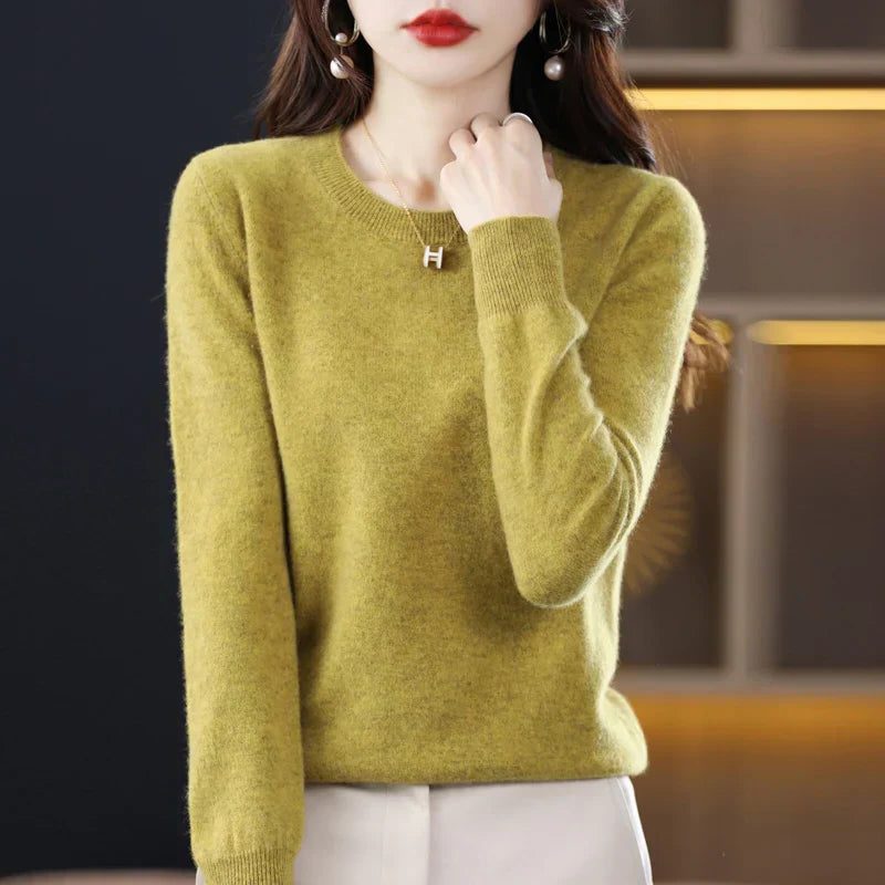 Lucetta | Kaschmirpullover mit Rundhalsausschnitt für Damen