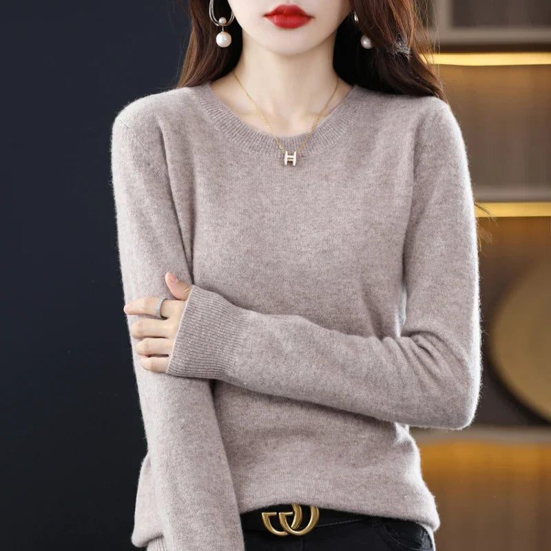 Lucetta | Kaschmirpullover mit Rundhalsausschnitt für Damen