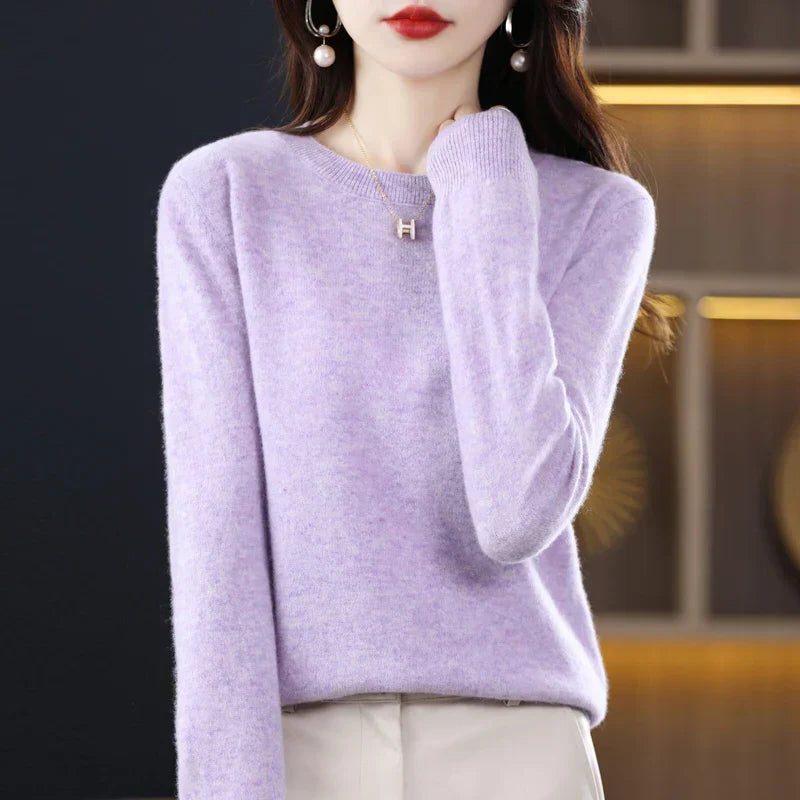 Lucetta | Kaschmirpullover mit Rundhalsausschnitt für Damen