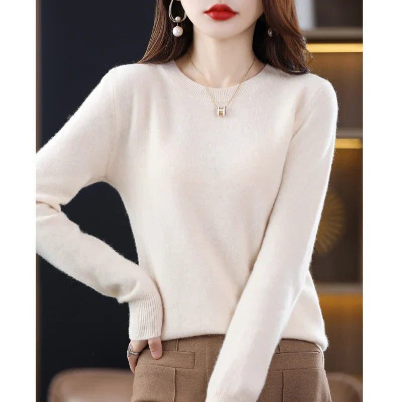 Lucetta | Kaschmirpullover mit Rundhalsausschnitt für Damen