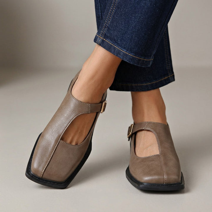 Rosalie – Mary-Jane-Schuhe mit niedrigem Blockabsatz