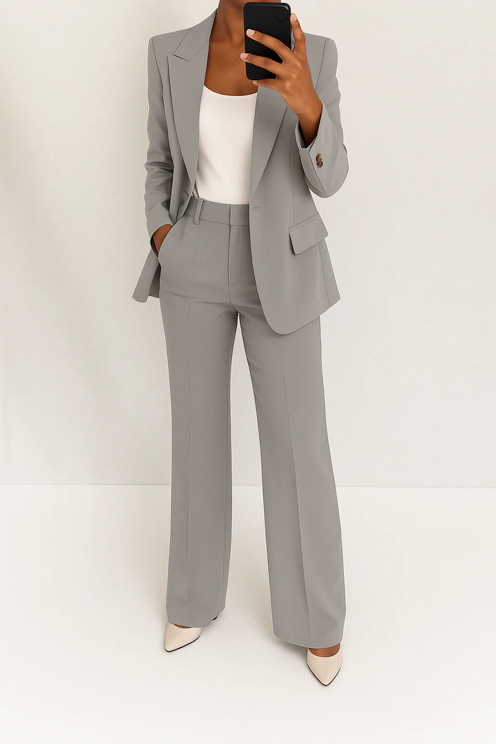 Carla | Hosenanzug mit Blazer und weiter Hose für Damen