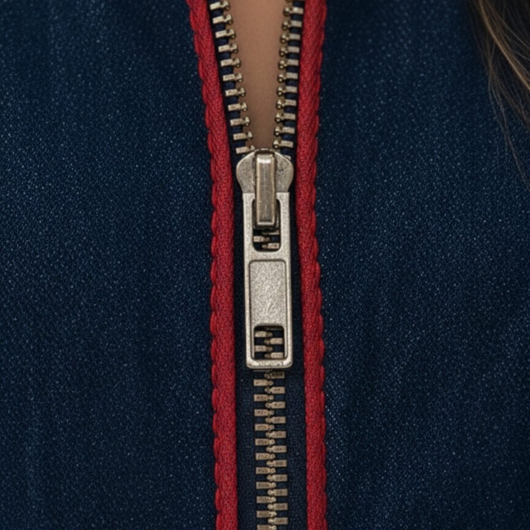 Marnie | Jeans-Jumpsuit mit weitem Bein und langen Ärmeln für Damen