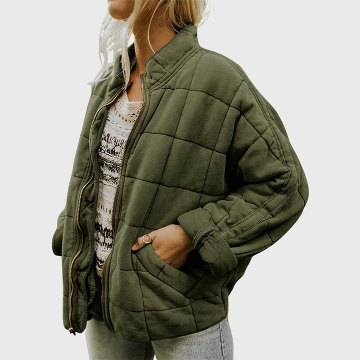 Nina | Oversized-Bomberjacke im Steppdesign für Damen