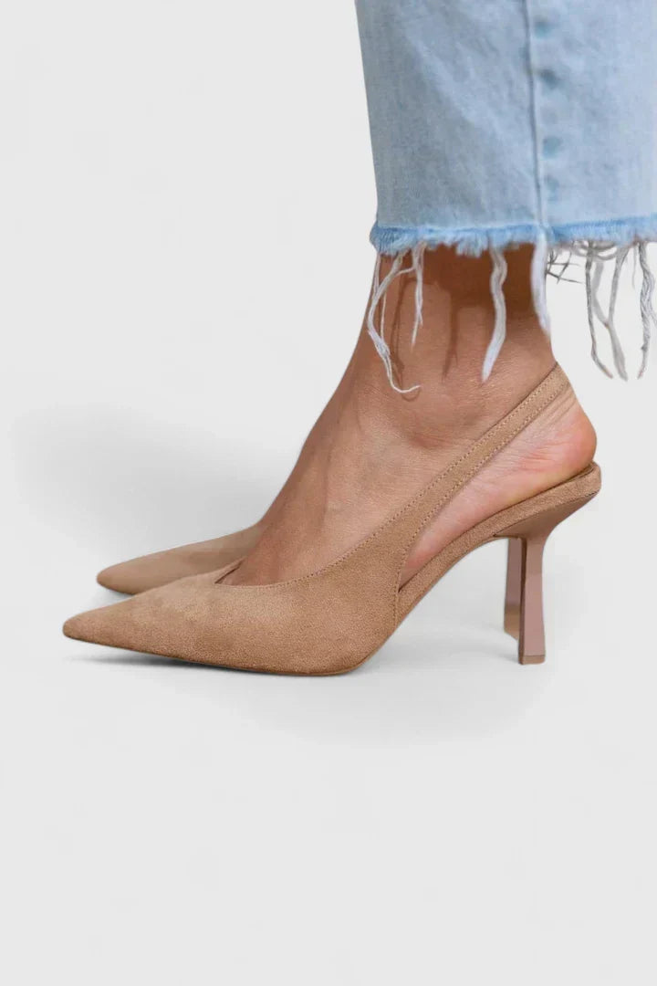 Adelinde - Transparente Spitz-Pumps