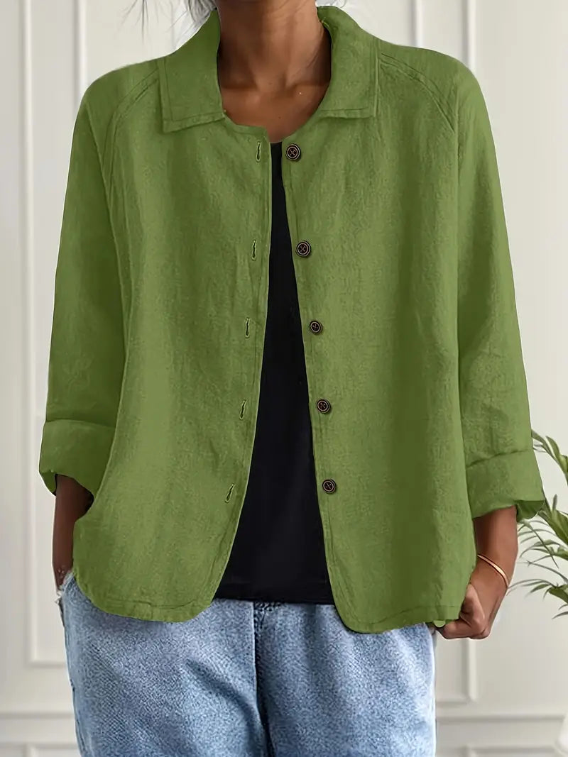 Zara | Oversized-Blazer mit Knopfleiste und breitem Kragen für Damen