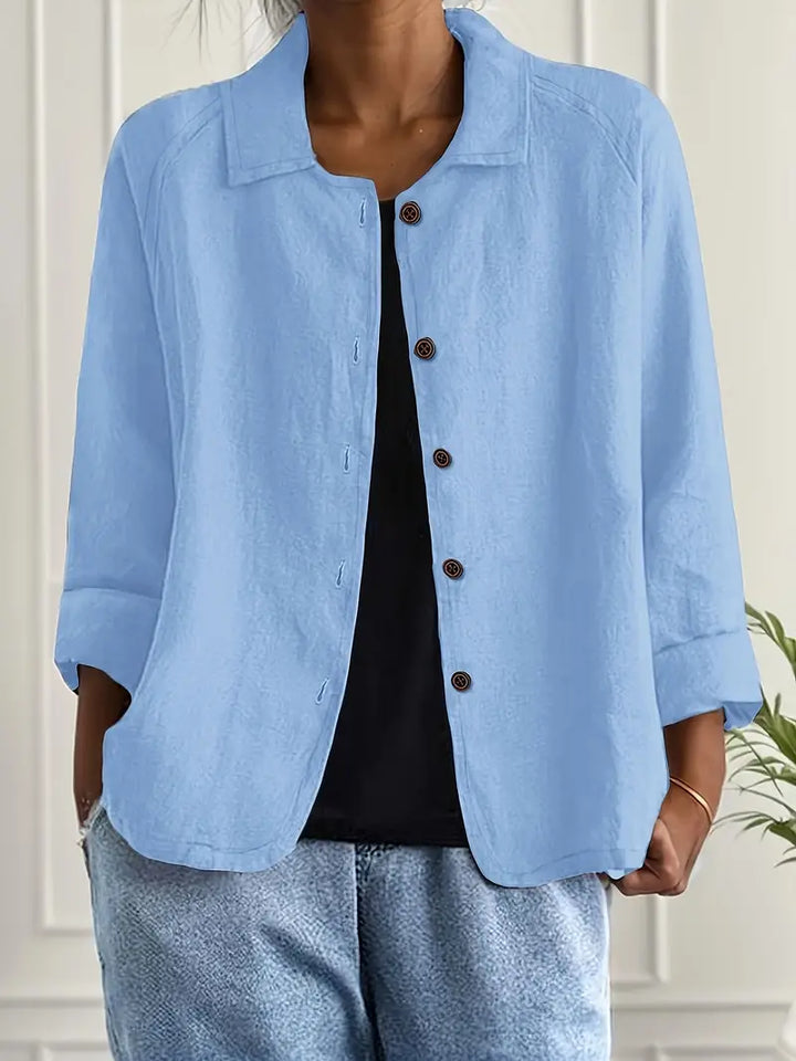 Zara | Oversized-Blazer mit Knopfleiste und breitem Kragen für Damen
