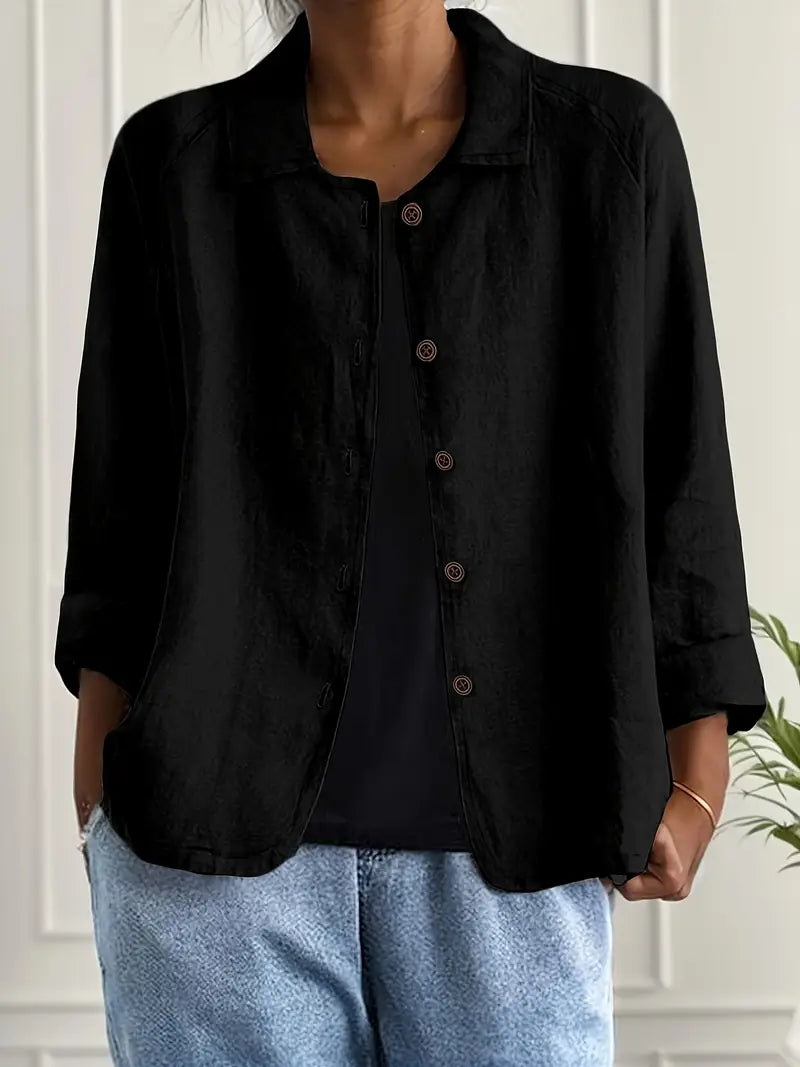Zara | Oversized-Blazer mit Knopfleiste und breitem Kragen für Damen