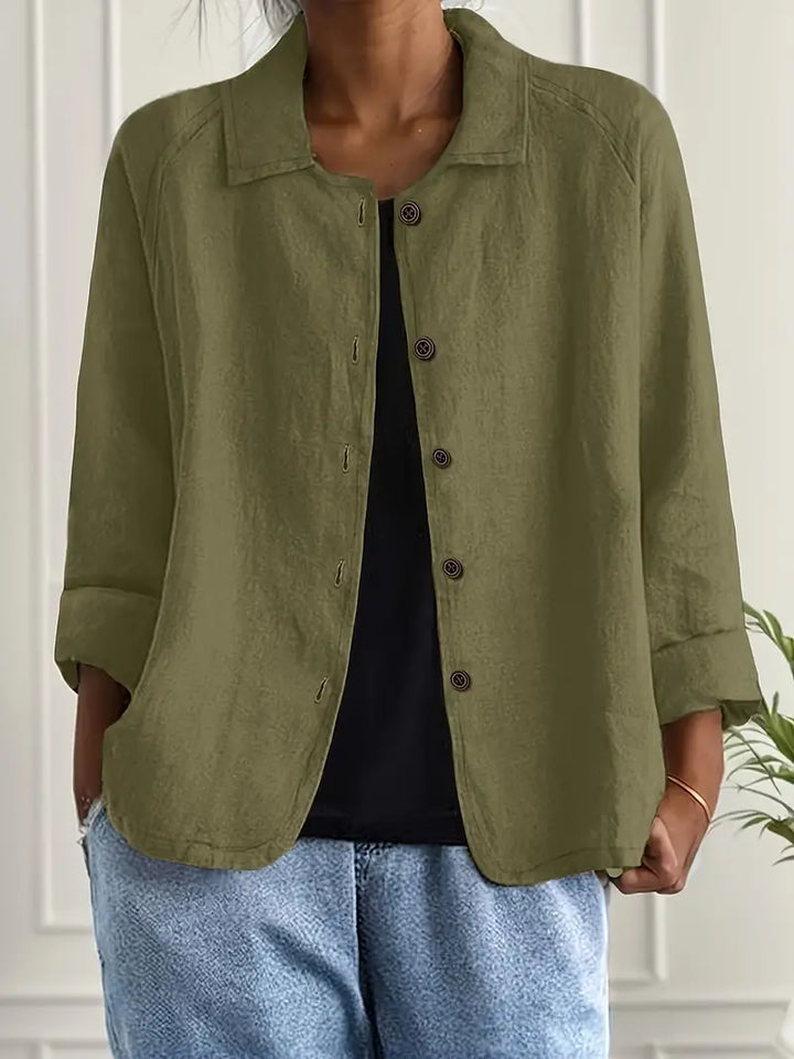Zara | Oversized-Blazer mit Knopfleiste und breitem Kragen für Damen