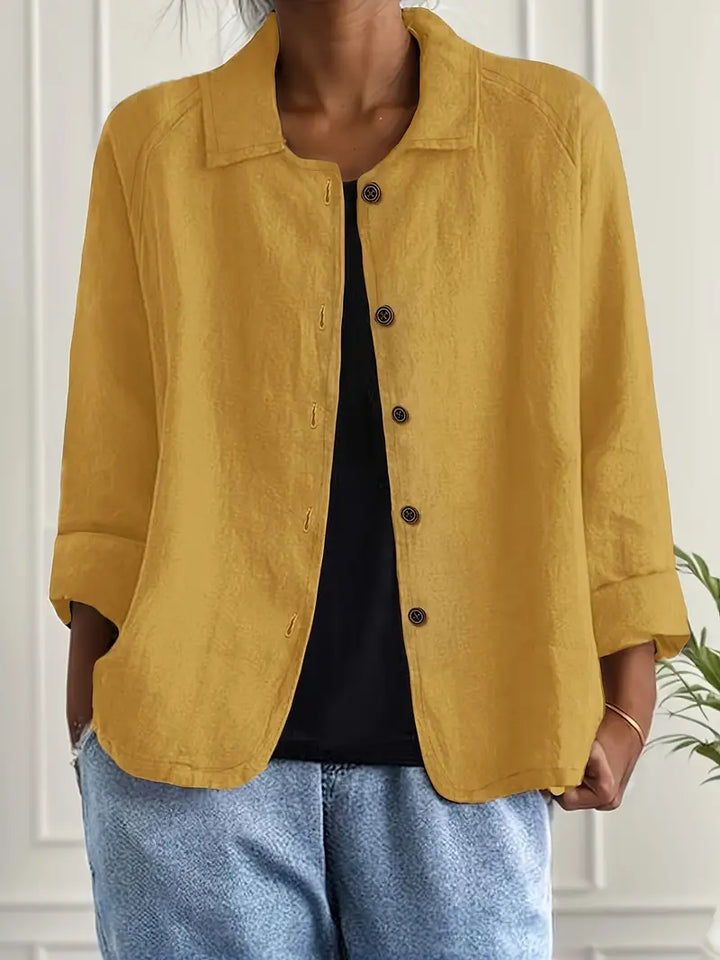 Zara | Oversized-Blazer mit Knopfleiste und breitem Kragen für Damen